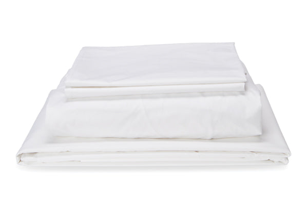 Straight Up White Sheet Set