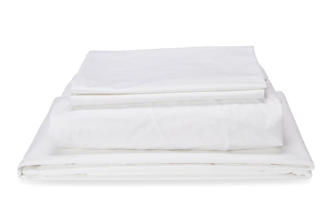 Straight Up White Quilt Cover Set
