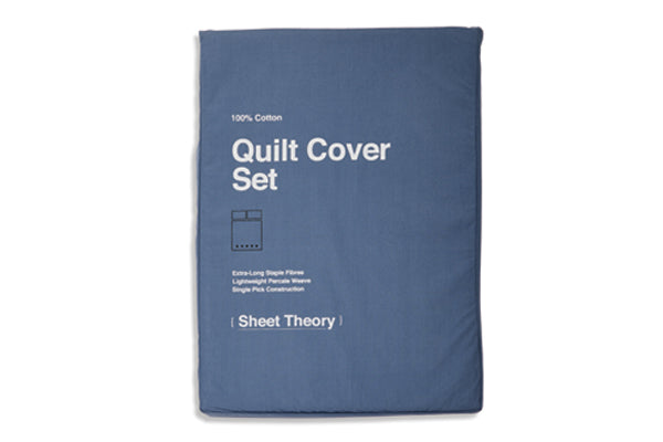 Denim Blue Quilt Cover Set